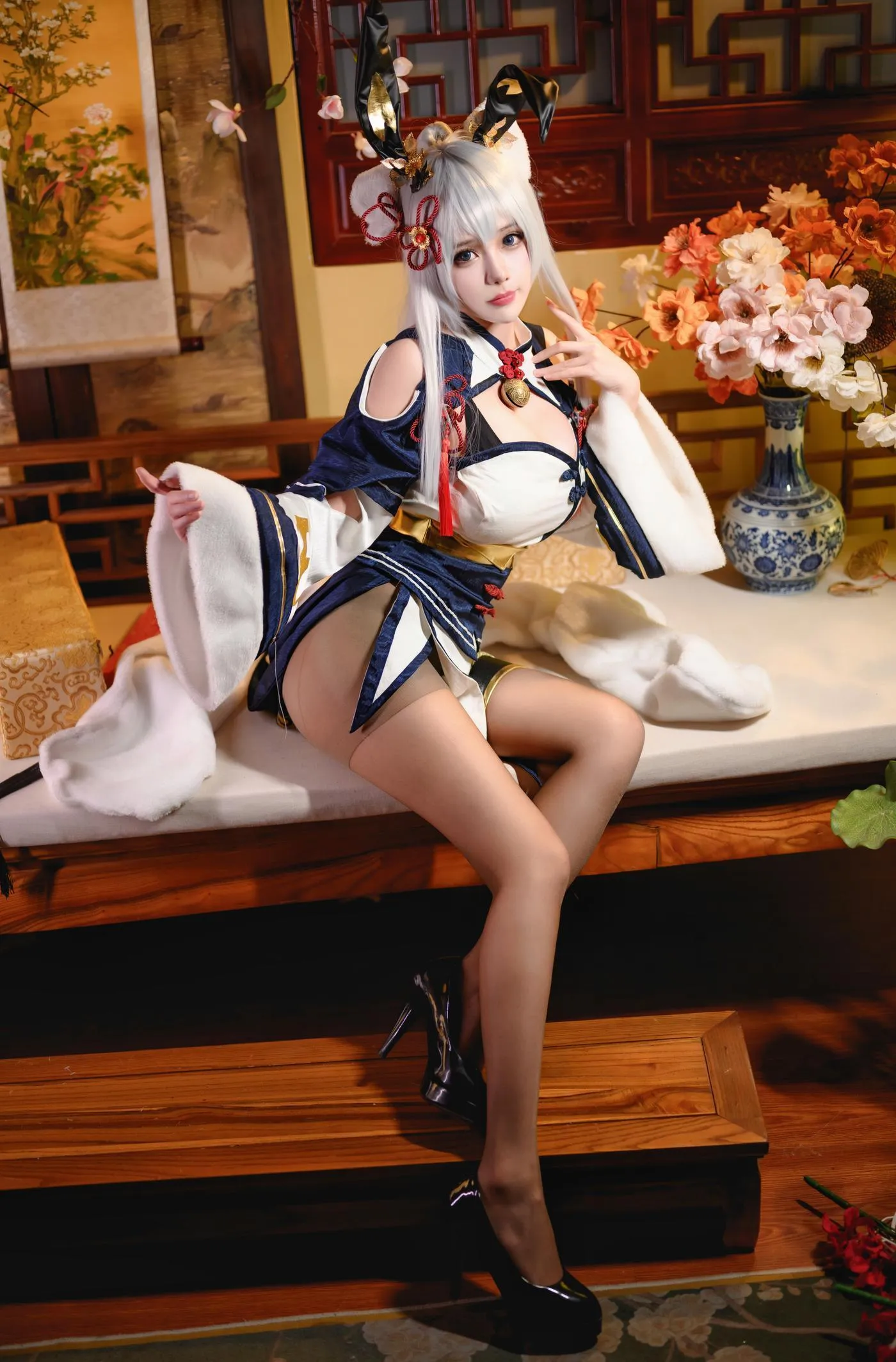凛子酱 – NO.13 旗袍兔兔 [21P]插图5
